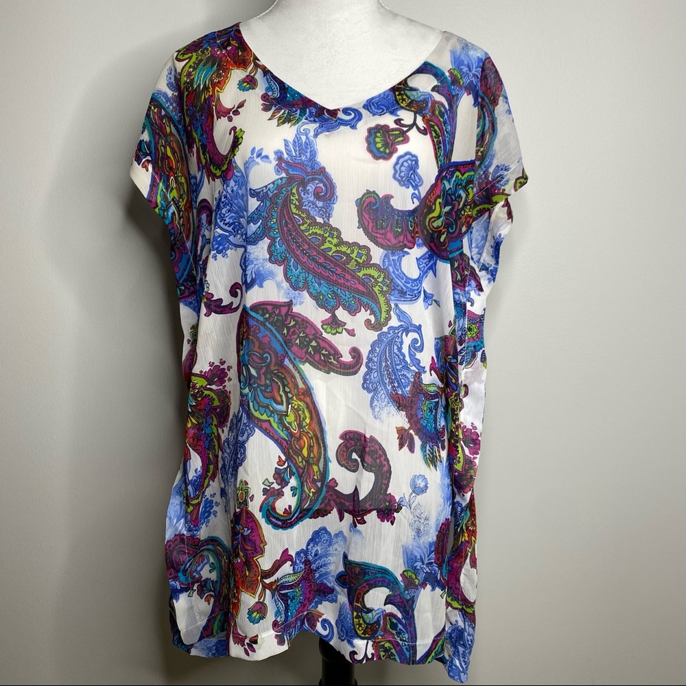 Tommy Bahama caftan style beach coverup size x small